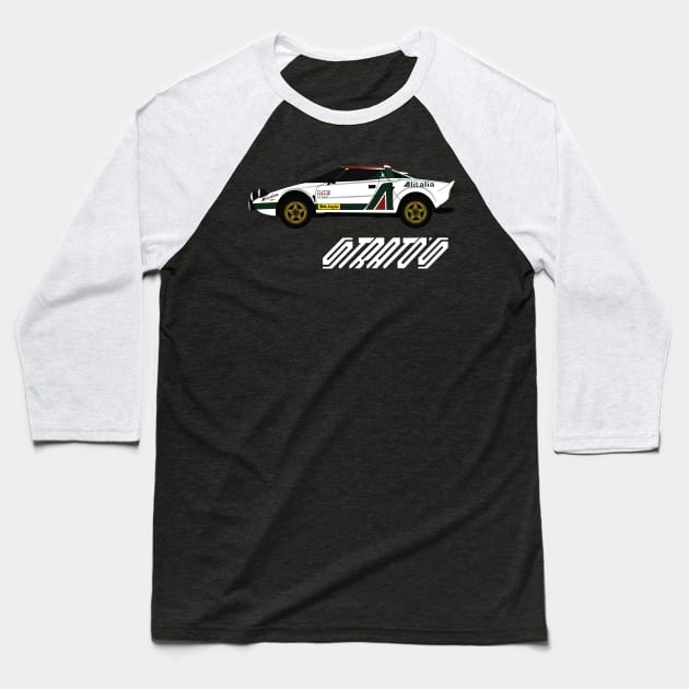 Stratos Baseball T-Shirt by AutomotiveArt